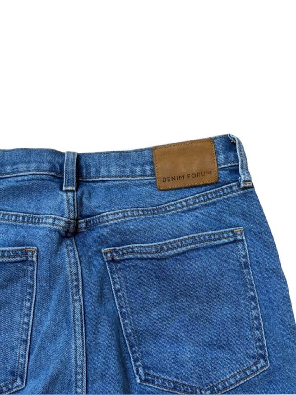 Denim Forum The Twiggy High Rise Flare Jeans Blue Size 28 - Picture 3 of 6